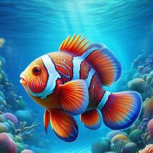 Схема вышивки «Тропические рыбки»