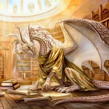 Схема вышивки «Библиотека»