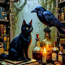 Схема вышивки «Библиотека»