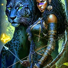 Схема вышивки «Девушка»