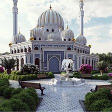 Схема вышивки «Серия Мечети мира»