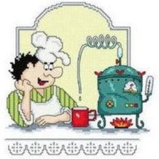 Схема вышивки «повар самогон»