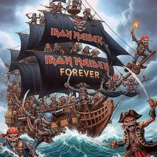 Схема вышивки «Barco iron Maiden»