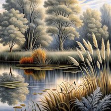 Схема вышивки «живопись»