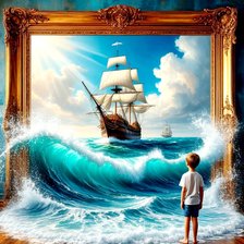 Схема вышивки «Поверь в мечту....»