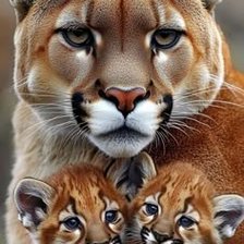 Схема вышивки «Puma»