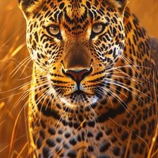 Схема вышивки «леопард 7»