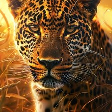 Схема вышивки «леопард 7»