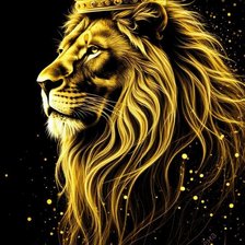 Схема вышивки «Лев»