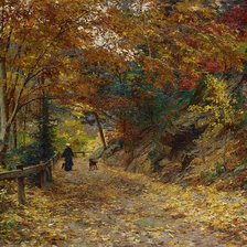 Схема вышивки «Осень. Ольга Визингер-Флориан»