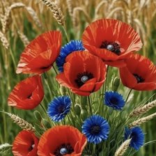 Схема вышивки «Букет»