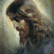 Схема вышивки «иисус»