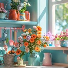 Схема вышивки «Кухня»