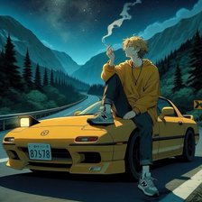 Схема вышивки «Инициал D»