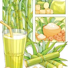 Схема вышивки «Бамбук»