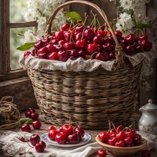 Схема вышивки «Вишневый рай»