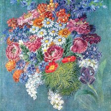 Схема вышивки «Букет цветов 2»