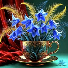 Схема вышивки «Чашка»