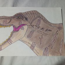 Схема вышивки «Dinosaurio»