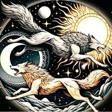 Схема вышивки «Сколль и Хати»