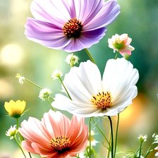 Схема вышивки «Цветы полевые»