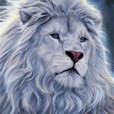 Схема вышивки «Белый лев»