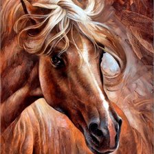 Схема вышивки «Лошадь. Артур Брагинский»