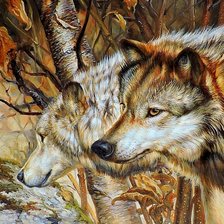 Схема вышивки «На охоту. Бруно Тина Августо»