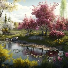 Схема вышивки «Paisaje 001»