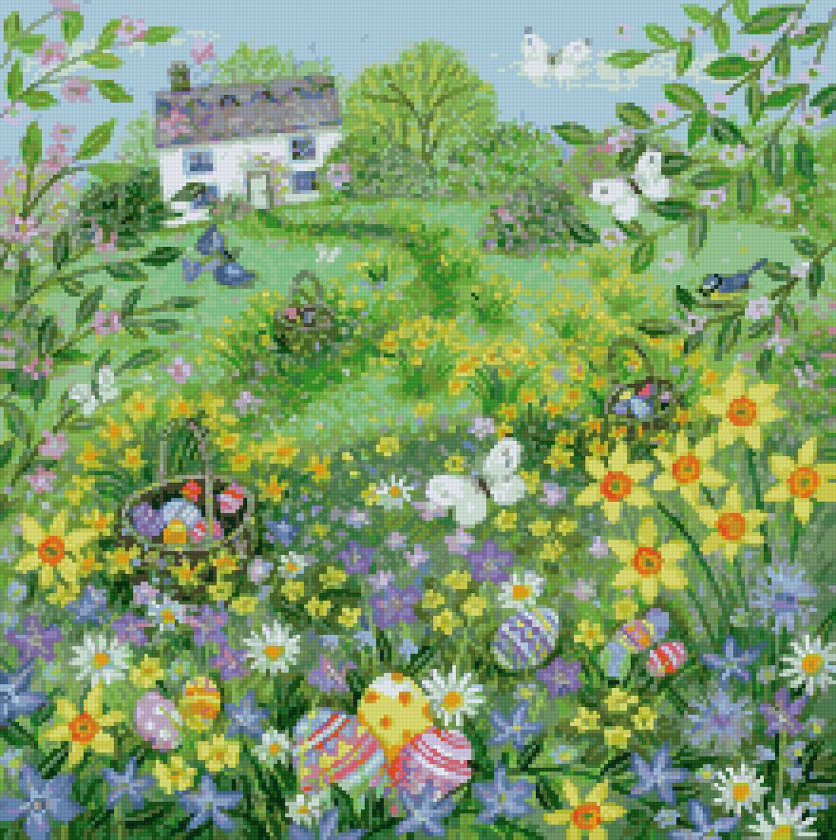 Люси гроссмит - лето природа сад цветы дом - предпросмотр