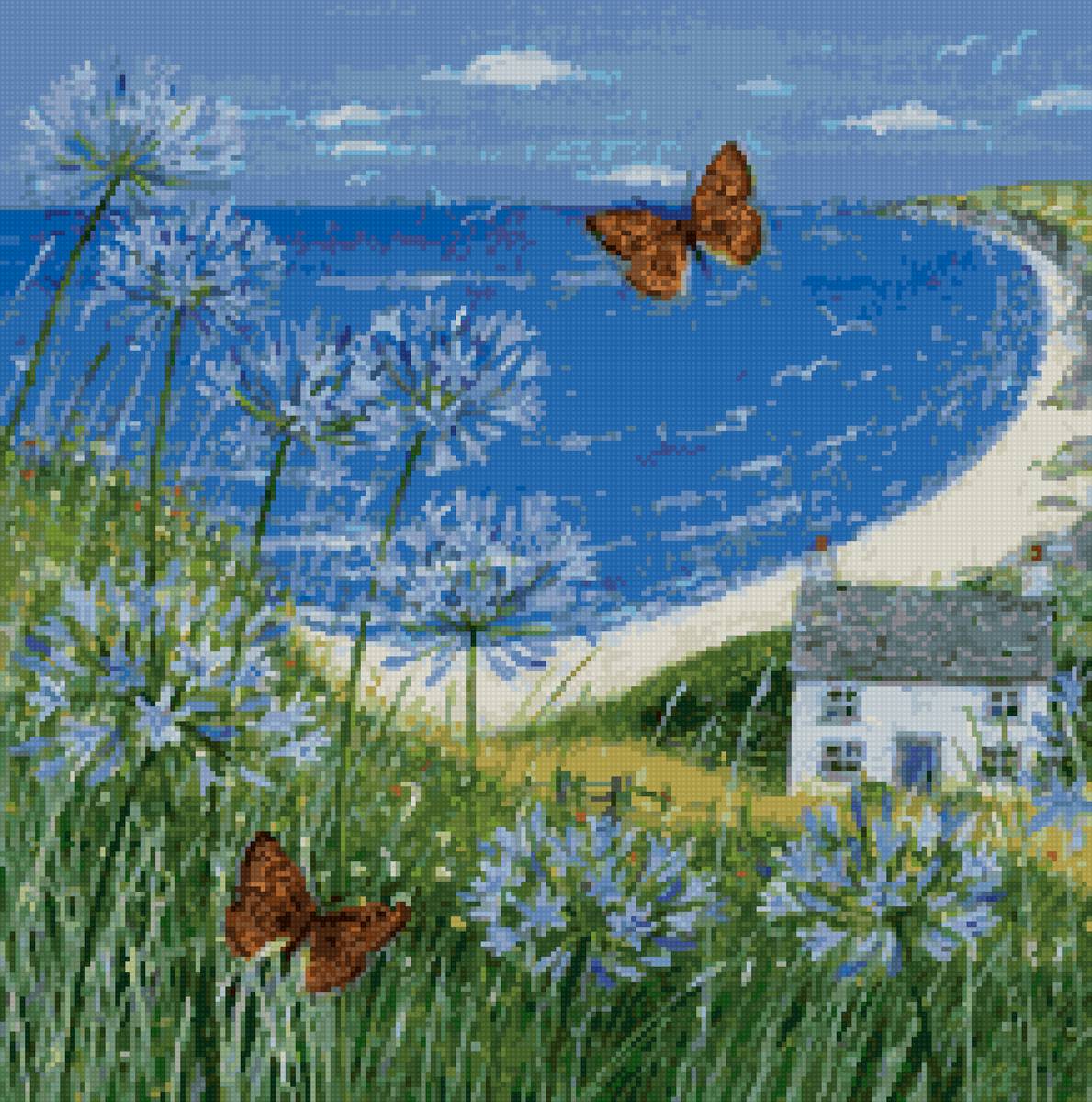 Люси гроссмит - лето природа море - предпросмотр