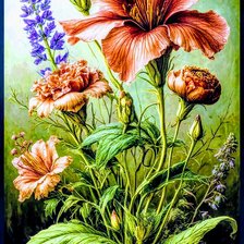 Схема вышивки «Природа»