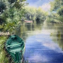 Схема вышивки «Гомзина_пейзаж»