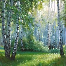 Схема вышивки «Лощилов_Березовый рай»