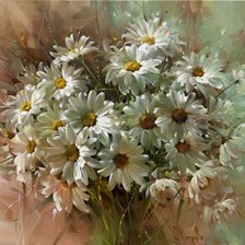 Схема вышивки «Марсель_Ромашки»