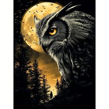 Схема вышивки «Ночной страж»