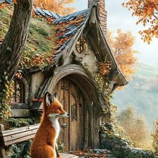 Схема вышивки «Осень у порога»