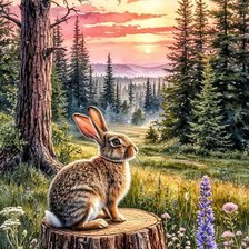 Схема вышивки «Солнце встаёт»