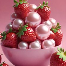 Схема вышивки «Клубничка»