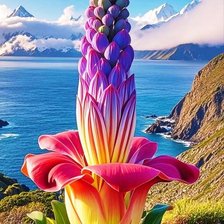 Схема вышивки «таинственный цветок»