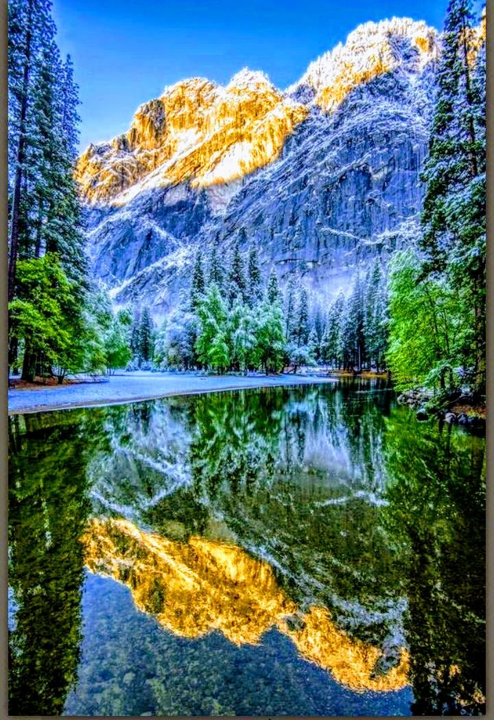 Горы - озеро - оригинал