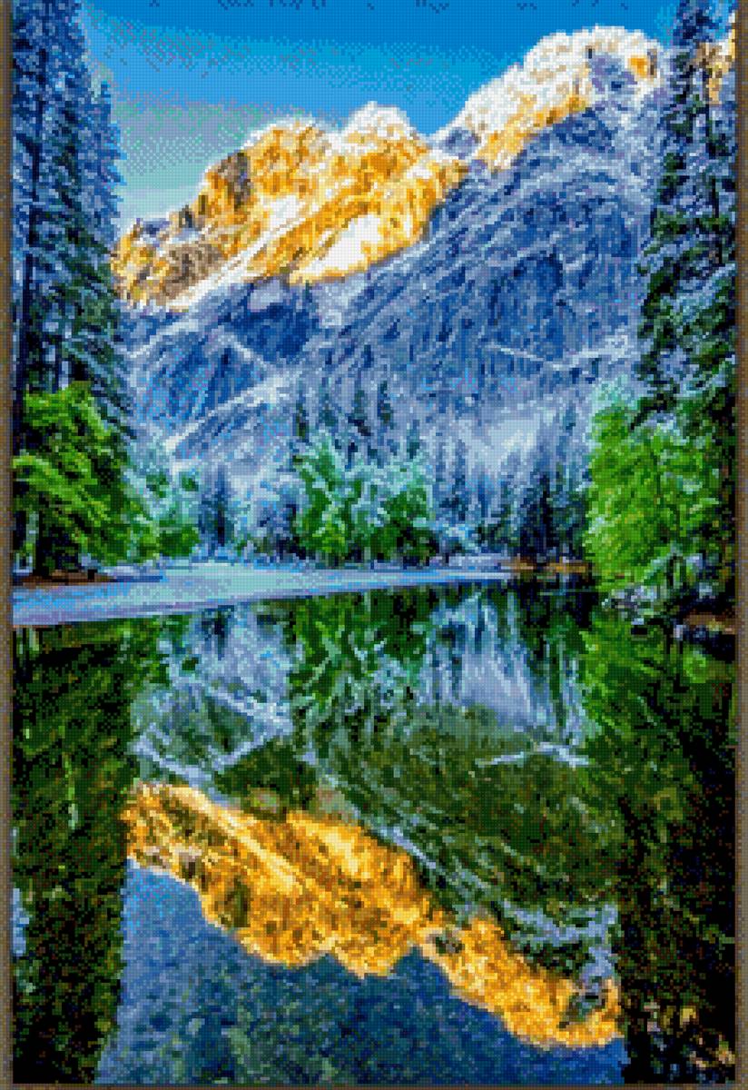 Горы - озеро - предпросмотр