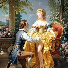 Схема вышивки «Кавалер»