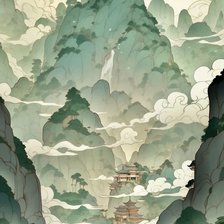 Схема вышивки «Китай»