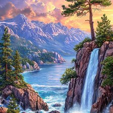 Схема вышивки «Природа»