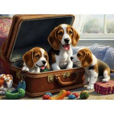 Схема вышивки «Готовы путешествовать»