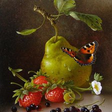 Схема вышивки «Клубничка»