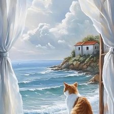 Схема вышивки «На море»