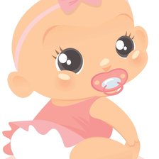 Схема вышивки «Девочка»