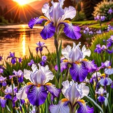 Схема вышивки «Цветы»